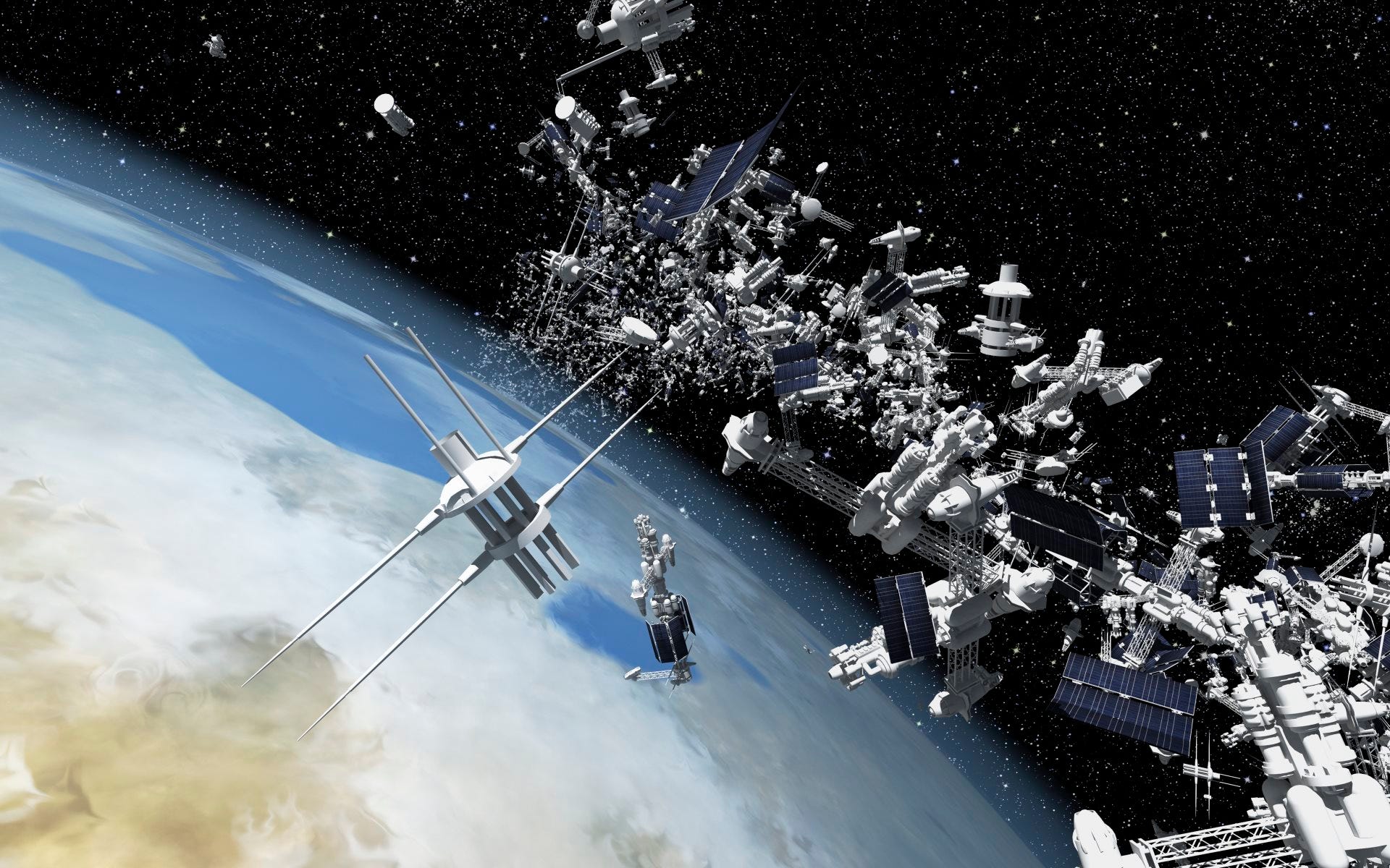 Basura espacial.. ¿Qué es la basura espacial? ¿Cuál es su… | by Christian Navarro | Medium