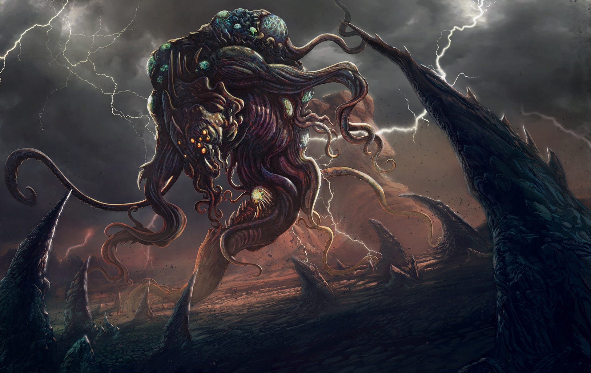 The legend of Azathoth (The Blind Idiot God) .