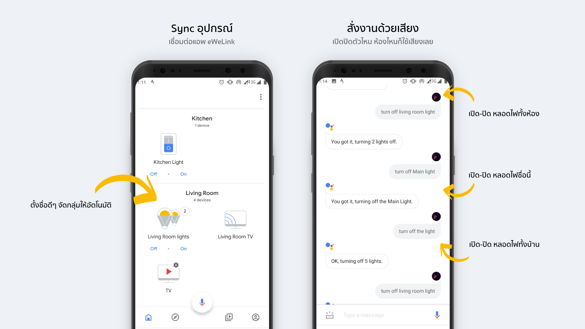 ok google ewelink