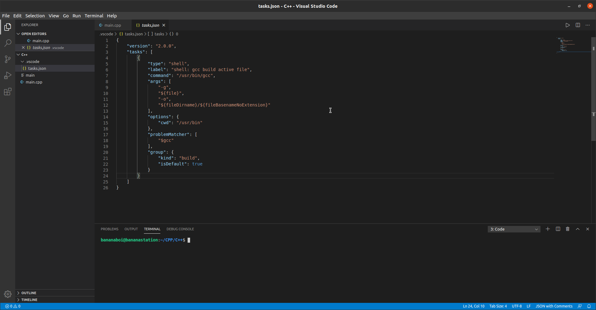 Setting Up Visual Studio Code Vs Code With C On Ubuntu Linux By Amritya Singh Floppy Disk F Medium