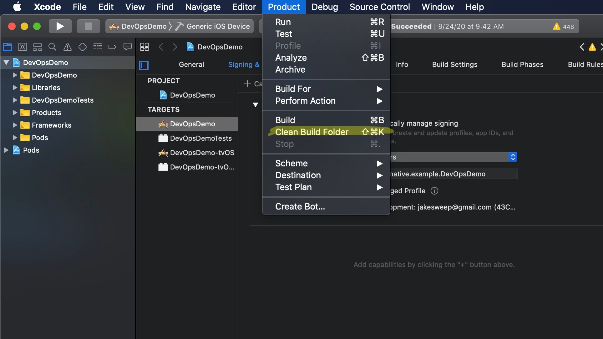 React Native DevOps iOS. Part Two Building by Jake Myers Red