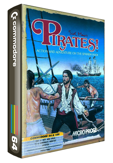 Image of the Sid Meier's "Pirates" box art.