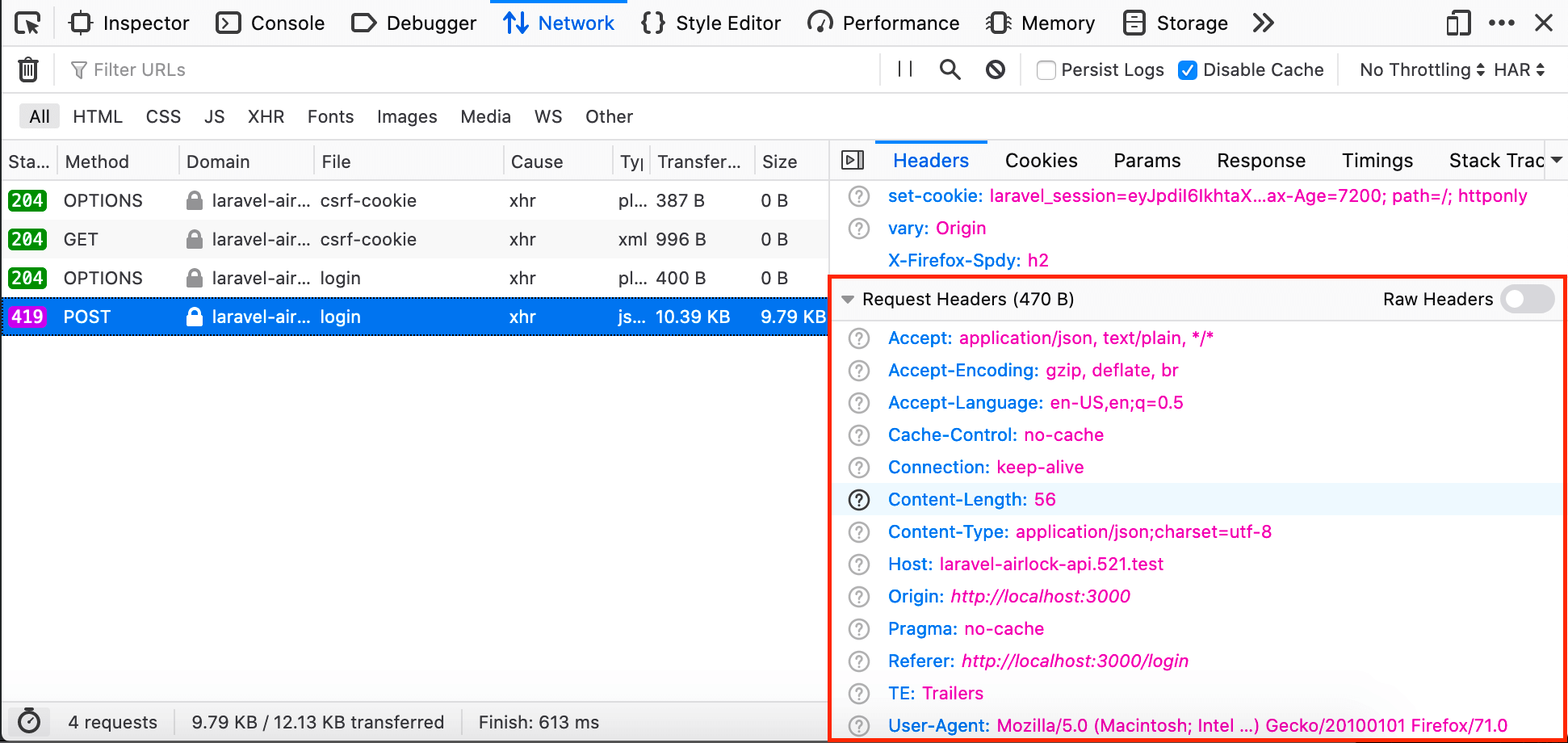 Using Laravel Airlock with NuxtJS — Server Side Up - Dan  