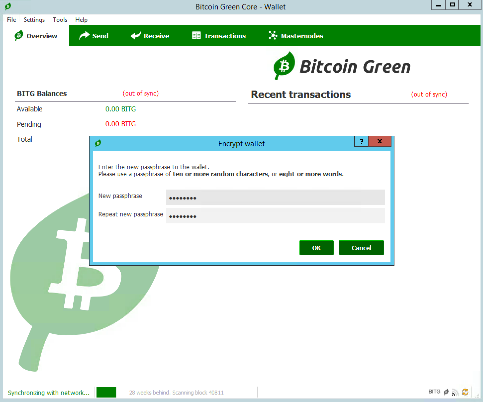 How To Configure Bitcoin Green Wallet (ProofOfStake Wallet Setup