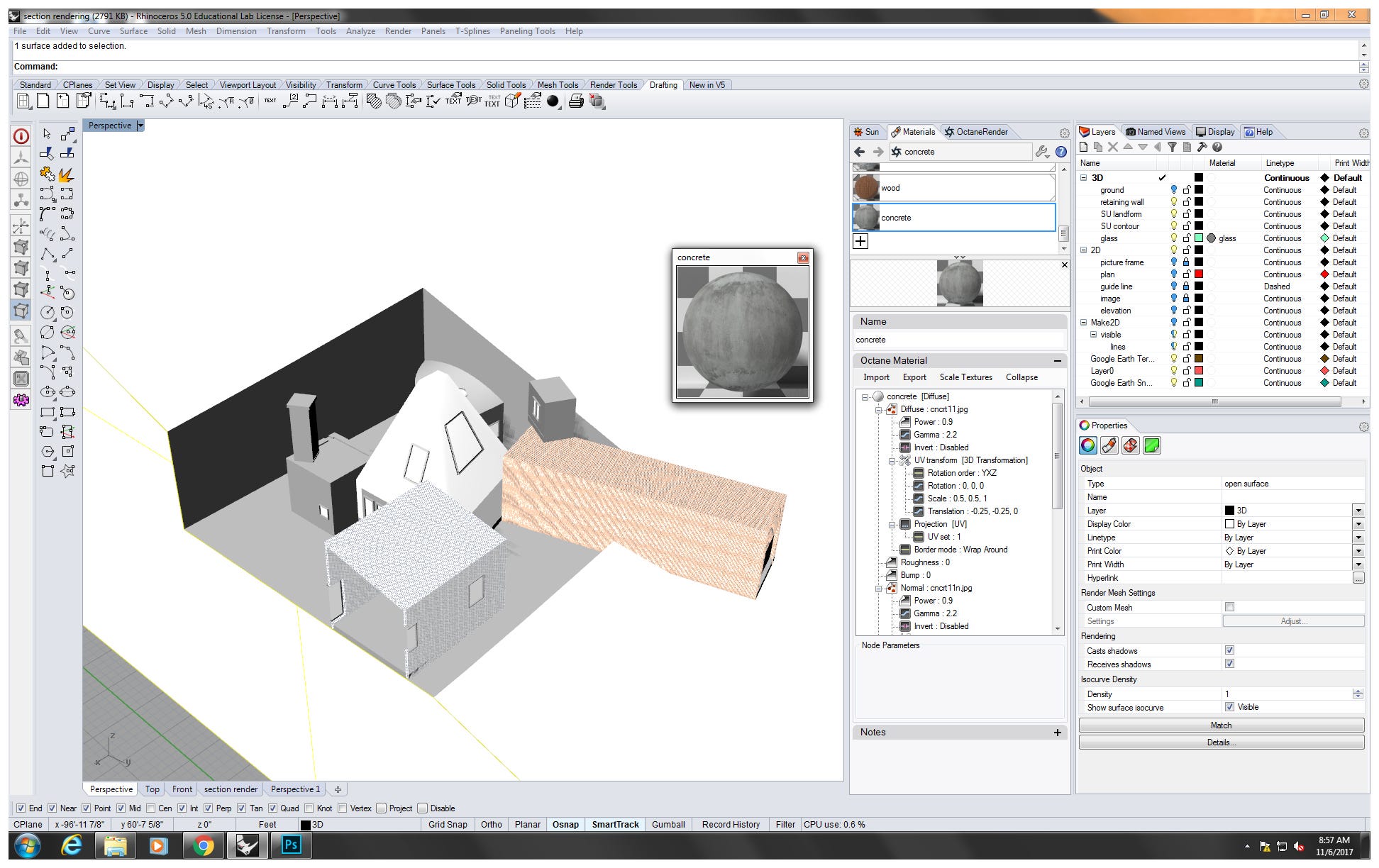 Creating Realistic Materials for Rhino 3D Modeling by Xulong DPro Medium