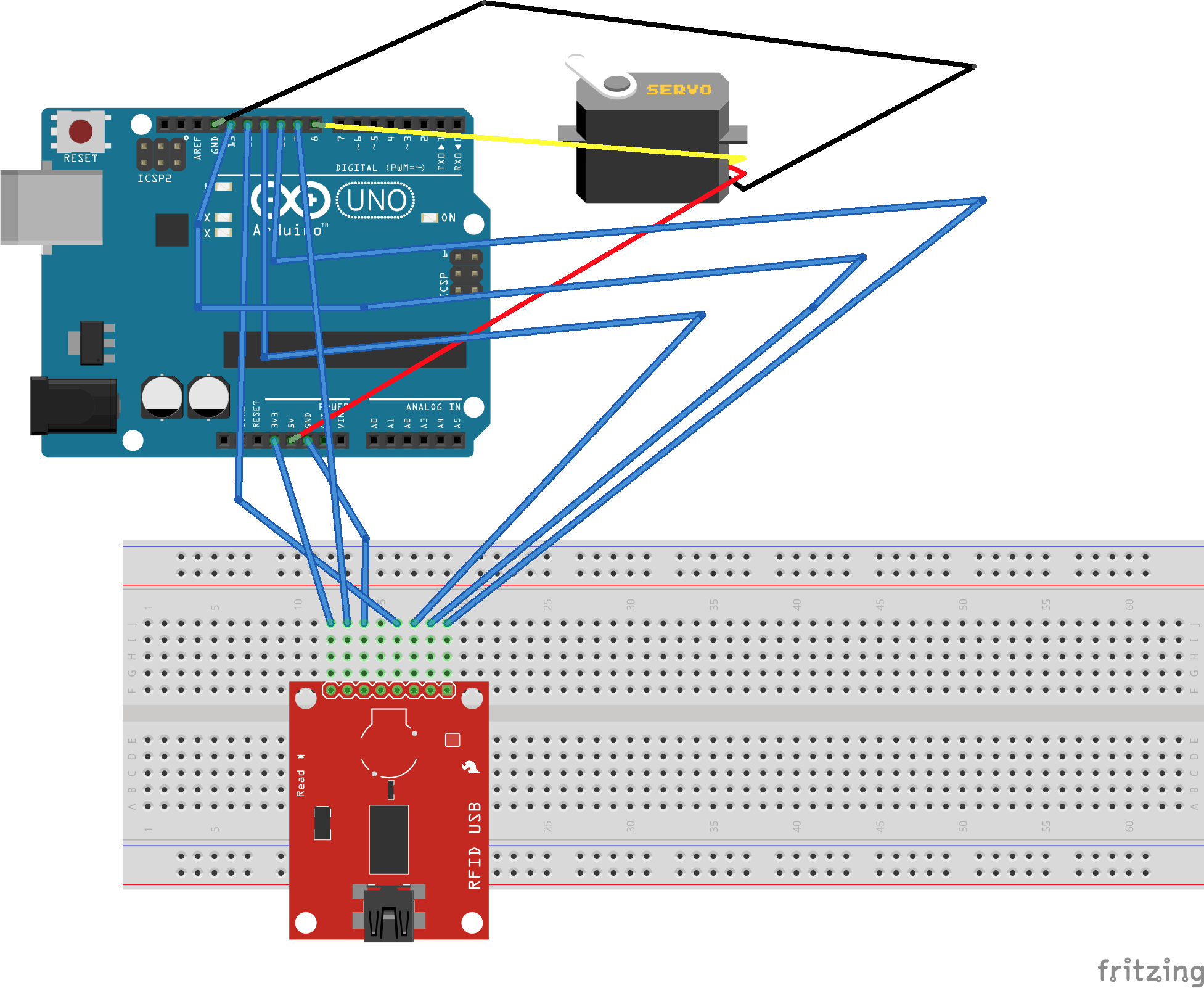 Door Locking With Arduino And Rfid Tags Tutorial Noah Omdal