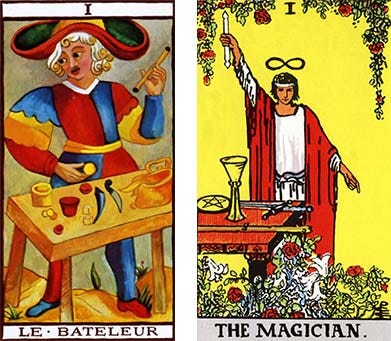 O Mago de Marselha e o Mago de Rider Waite  by Diogenes 