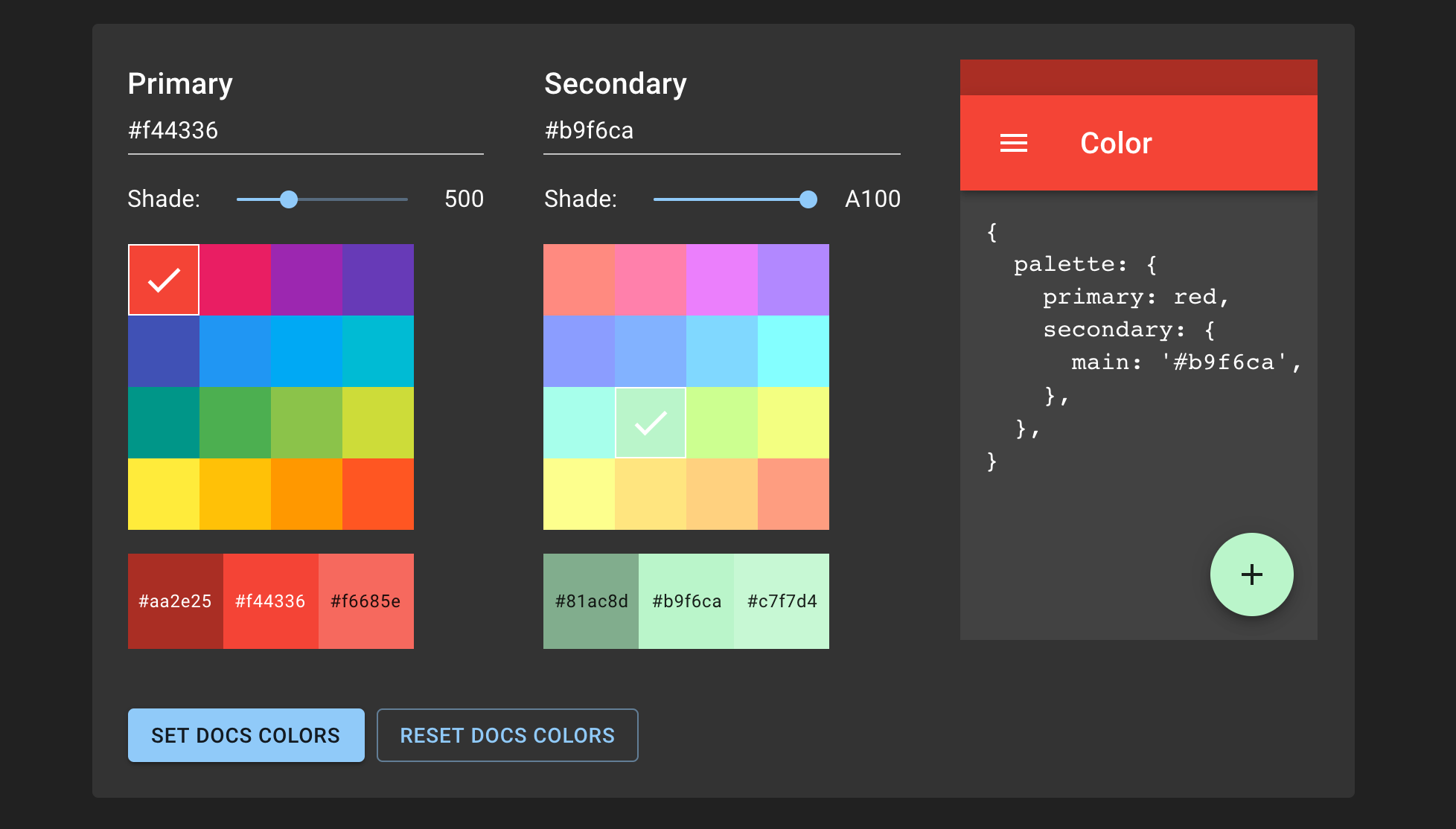 shiny app choose color ui