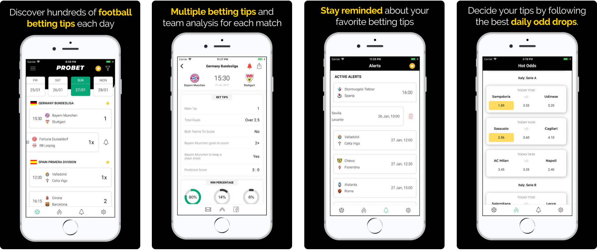 Pro Bet Football Betting Tips An Ios App That Offers Free Sports By Dejan Atanasov Swift2go Medium