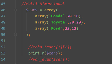 PHP Arrays. Main characteristics: | by Naghmeh | Medium