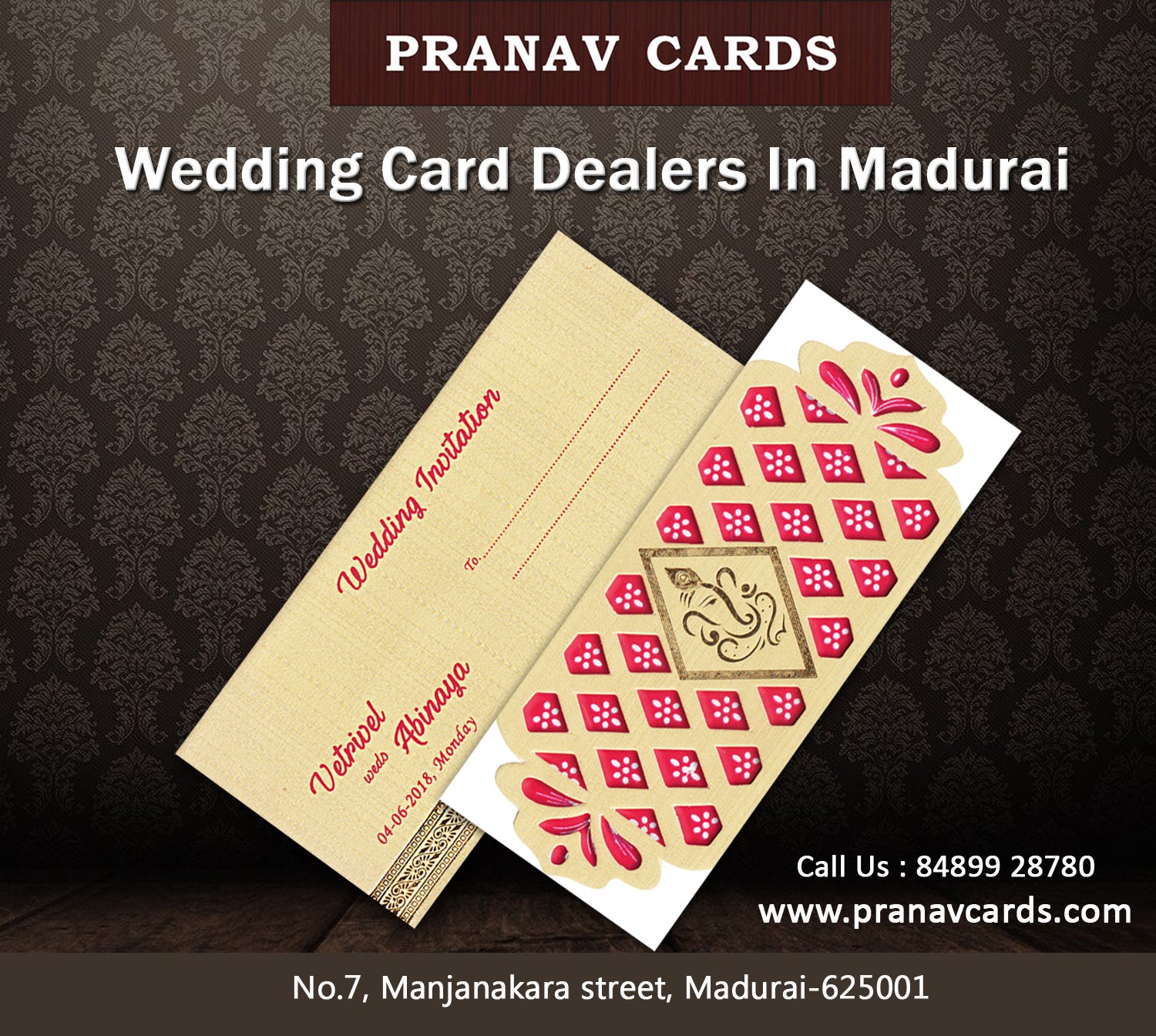 Pranav Cards Decorate Your Wedding Day With Their Elegant Design