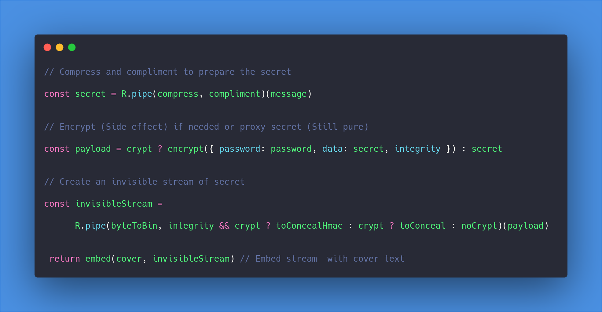 How to Hide Secrets in Strings— Modern Text hiding in JavaScript by