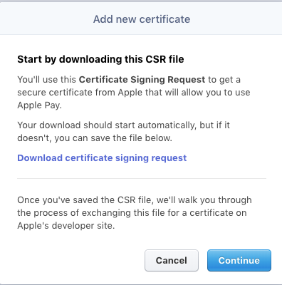 Stripe Apple Pay Setup