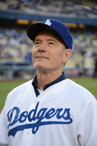 dodger dodgers bryan cranston globe winner golden fan jon soohoo llc angeles los