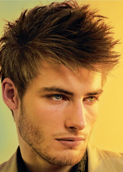 cortes de cabelo arrepiado para homens