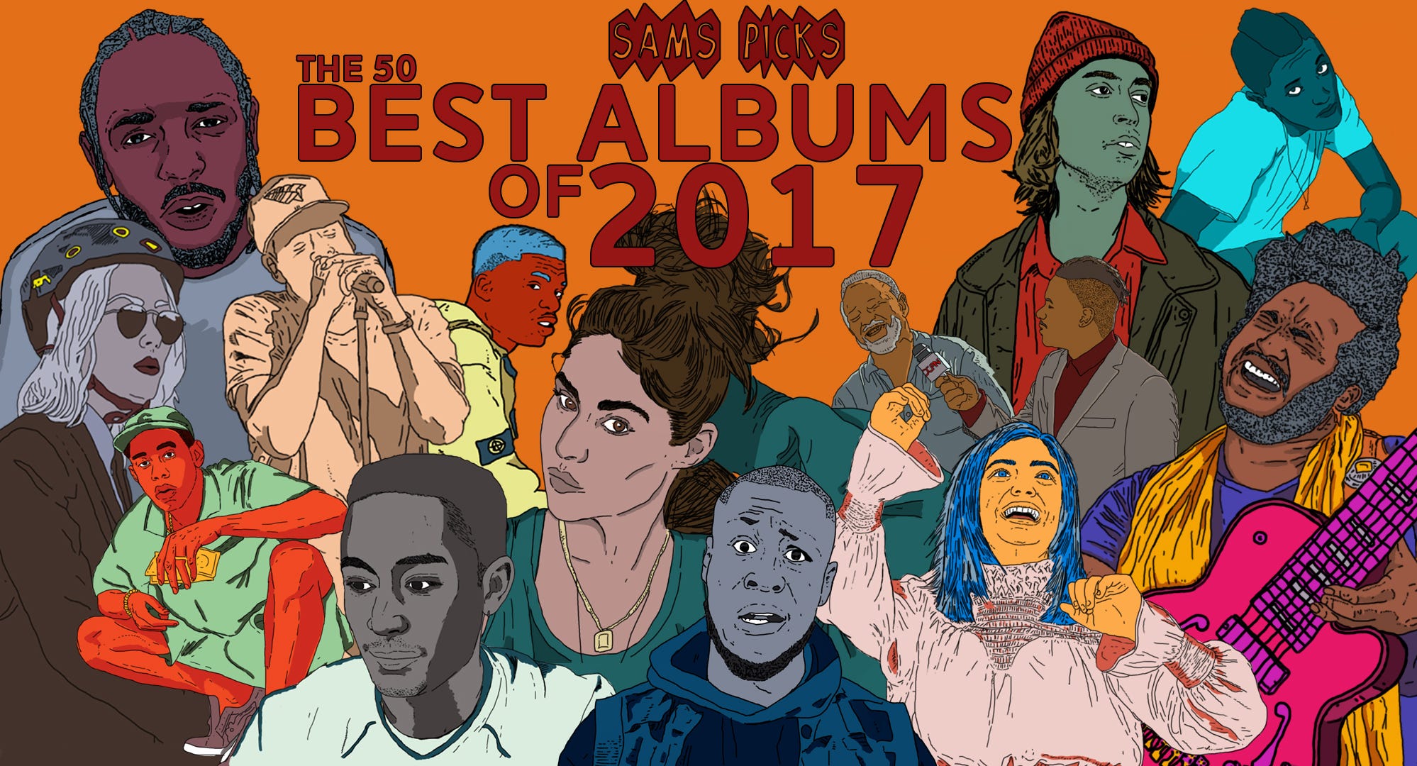Sam S Picks The 50 Best Albums Of 17 By Sam Reynolds Medium