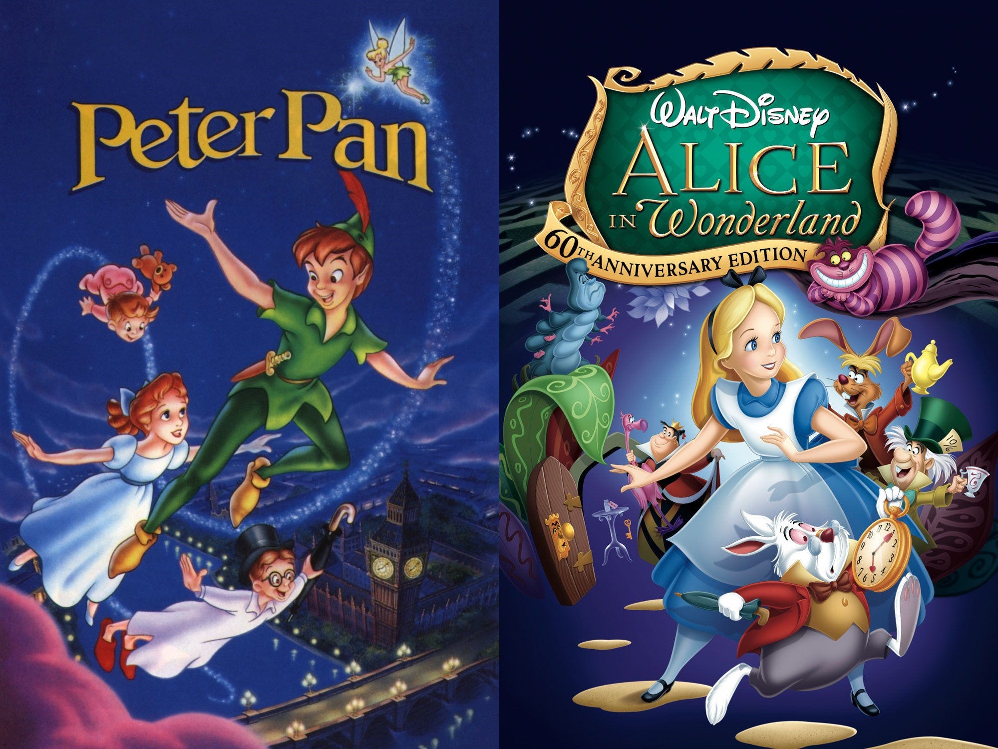 Feminisney: “Peter Pan” and “Alice in Wonderland” | by Sean Randall |  CineNation | Medium