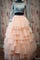 Beautiful Designer Peach Color Party Wear Lehenga Choli with Blue Color BlouseBridal Lehenga