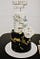 black wedding cake black white cake graciecakes