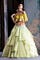 Lehenga Choli with Yellow BlouseBridal lehenga sabyasachi blouse