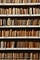 library bookshelves, old books