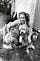 Charlotte Laws with two of her dogs