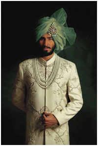 best sherwani for short height groom