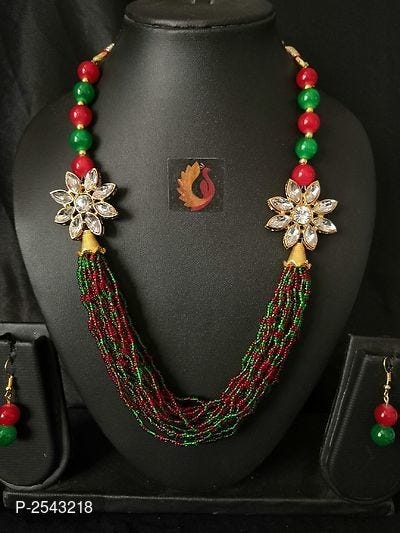 glass beads jewellery designs