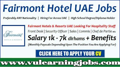 Fairmont Hotels Resorts Job Vacancies 2019 Uae Usa Uk Ksa