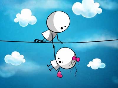 عکس پروفایل عاشقانه خاص کارتونی