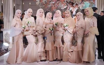 bridesmaid dress hijab 2018