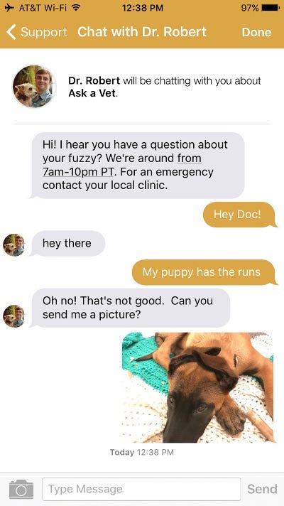 fuzzy vet