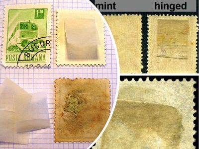What Does Hinged Mean In Stamp Collecting? | by Samuel Kay Trask | Medium
