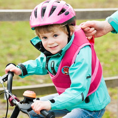 children bike ride
