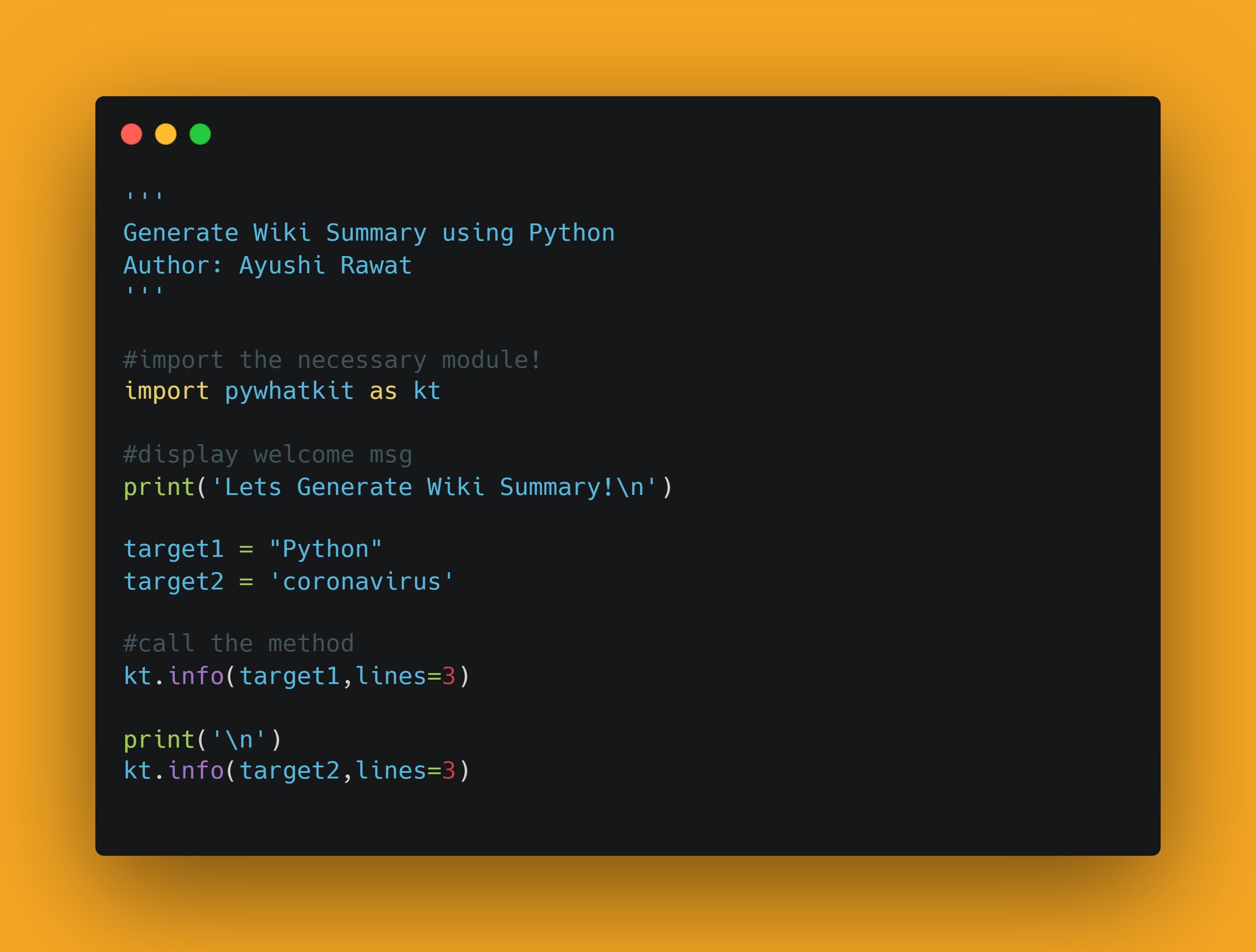 Generate Wiki Summary Using Python By Ayushi Rawat Analytics Vidhya Medium