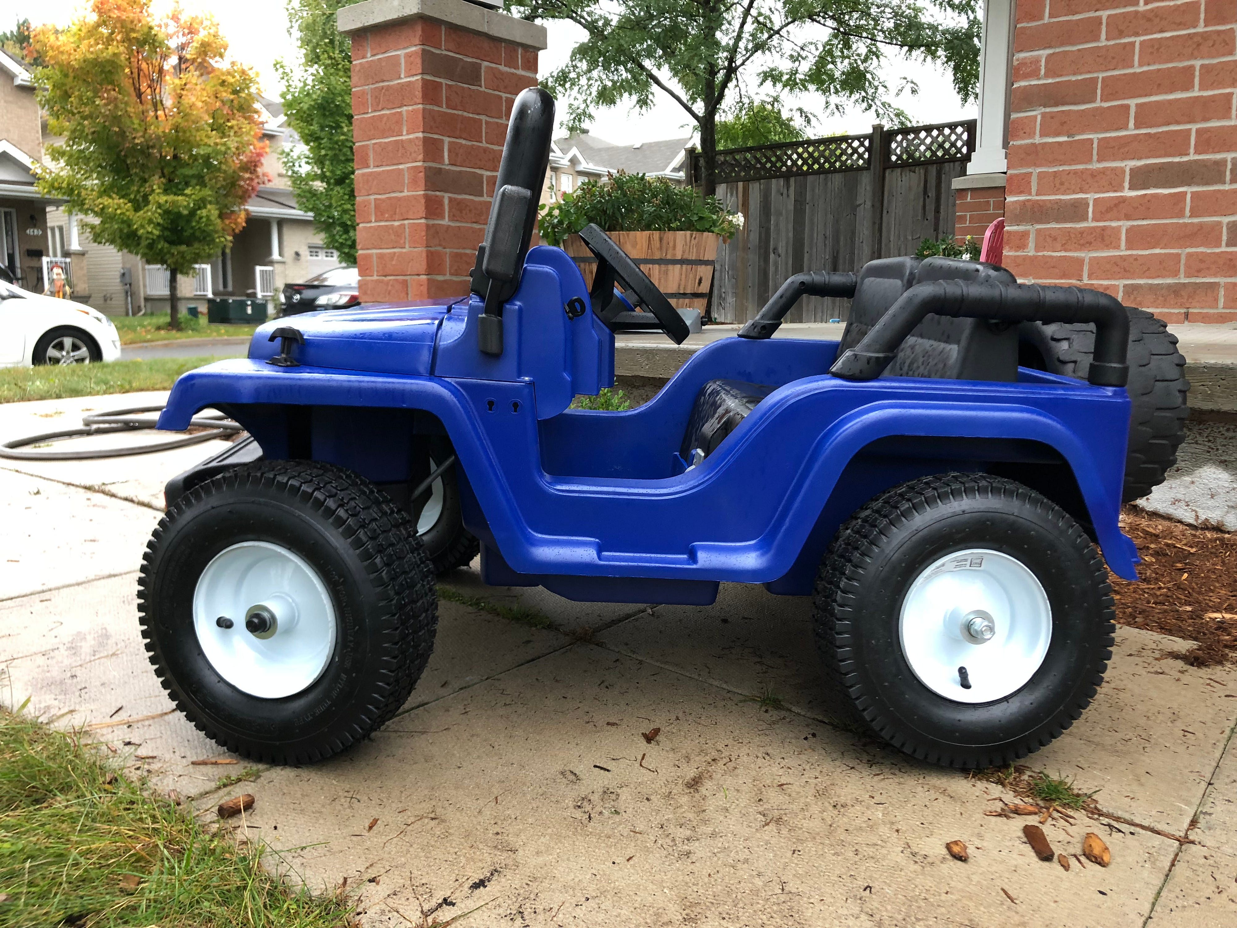 power wheels jeep rubber tires