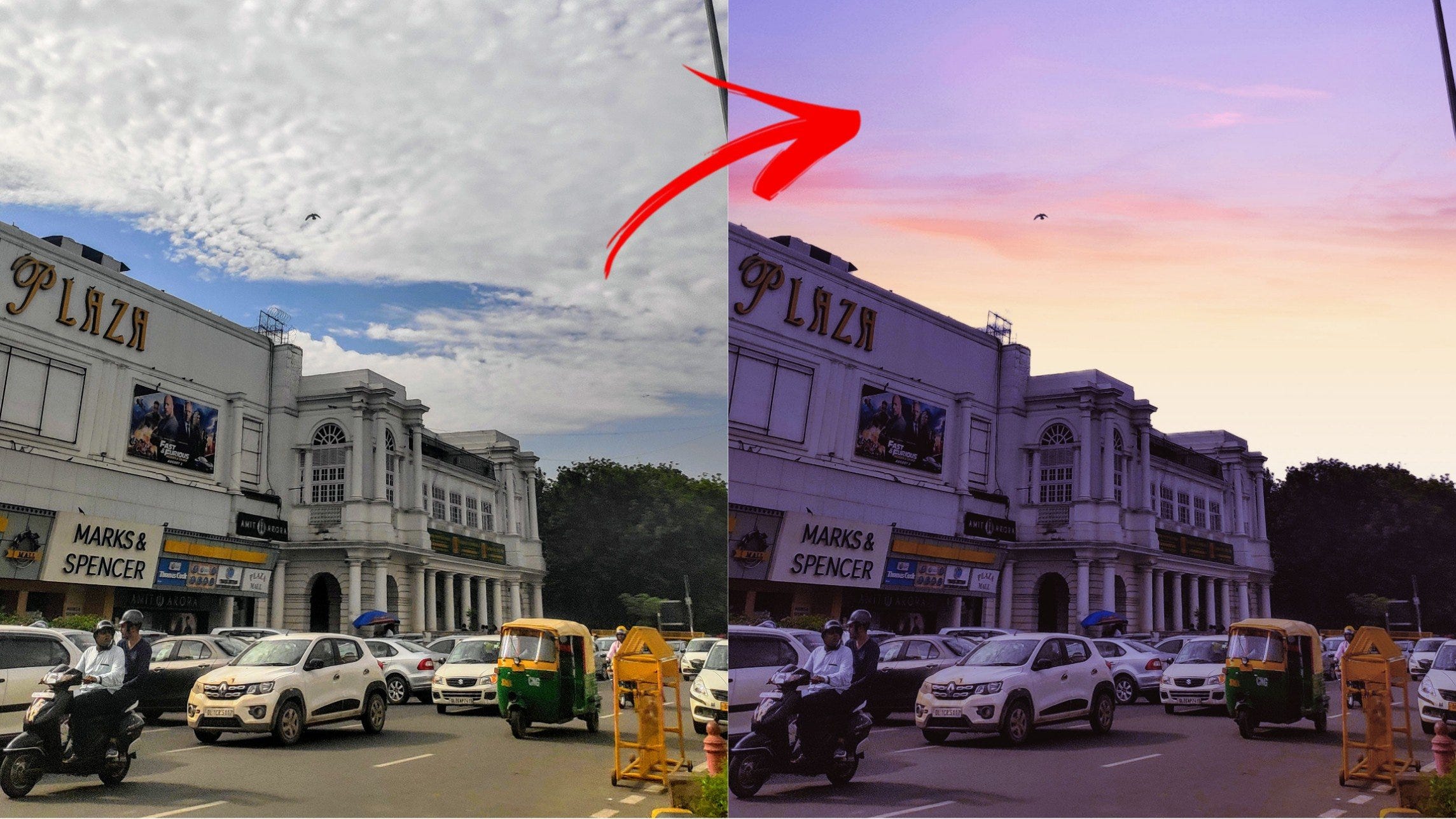 picture Sky Snapseed Background Change Photo Editing xiaomi phone users can change the sky