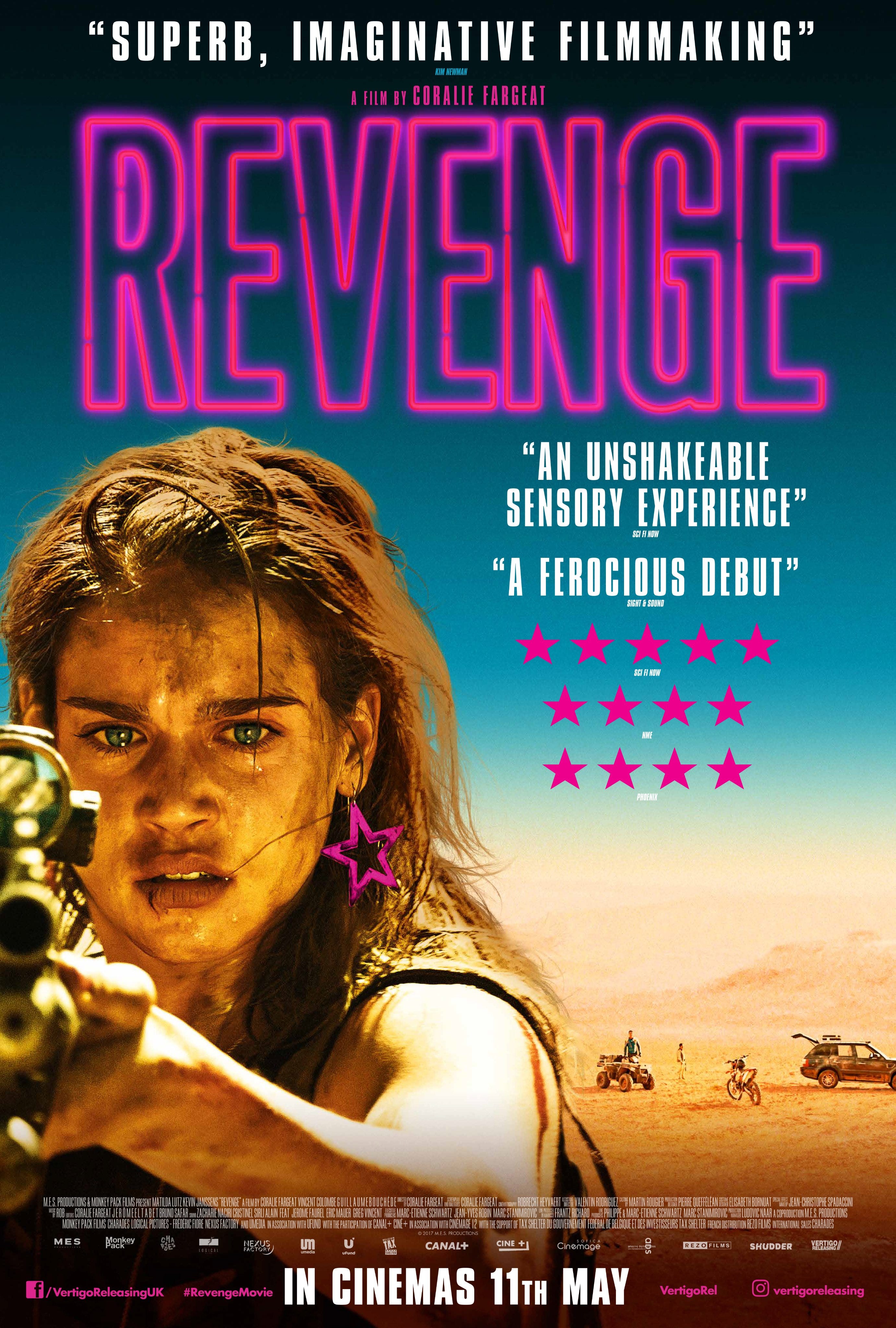 Movie Review Revenge (2018) As Vast as Space and as Timeless as