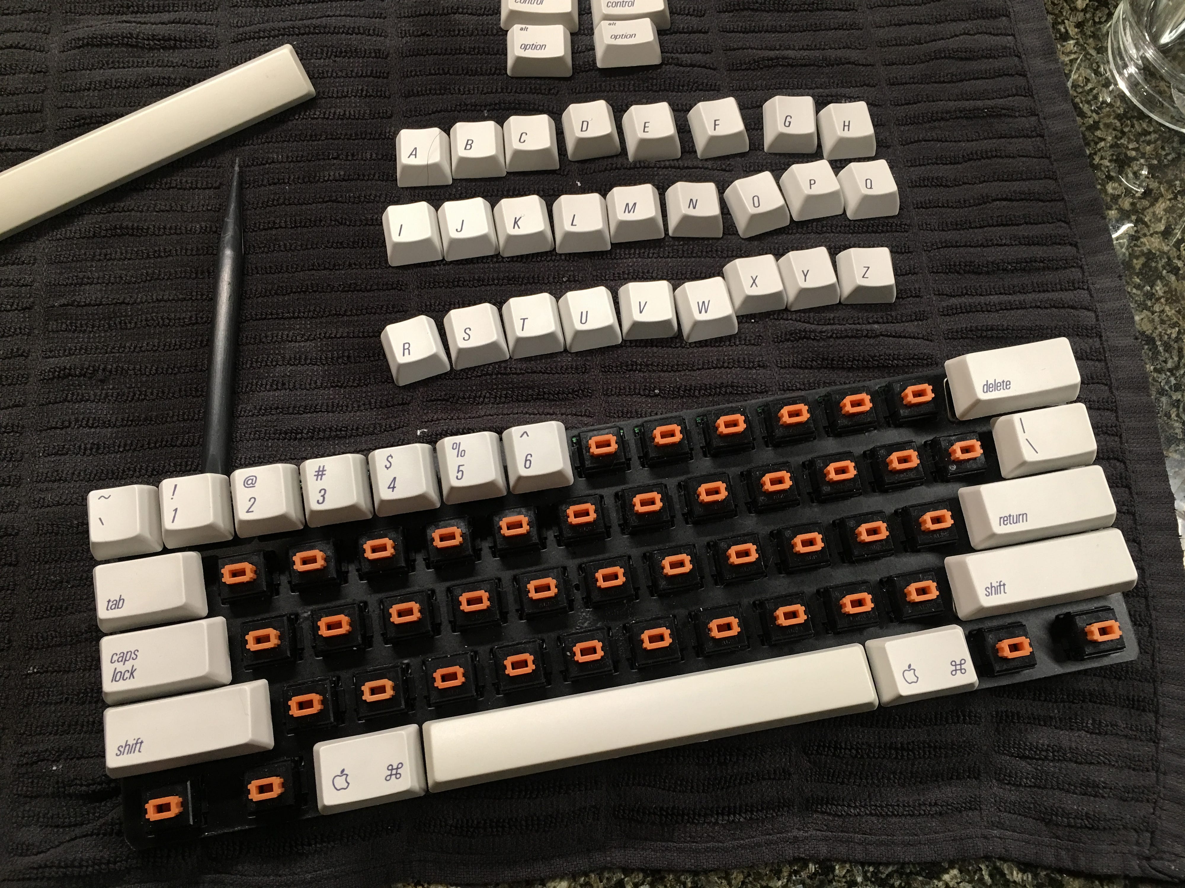 Mechanical keyboard for typing