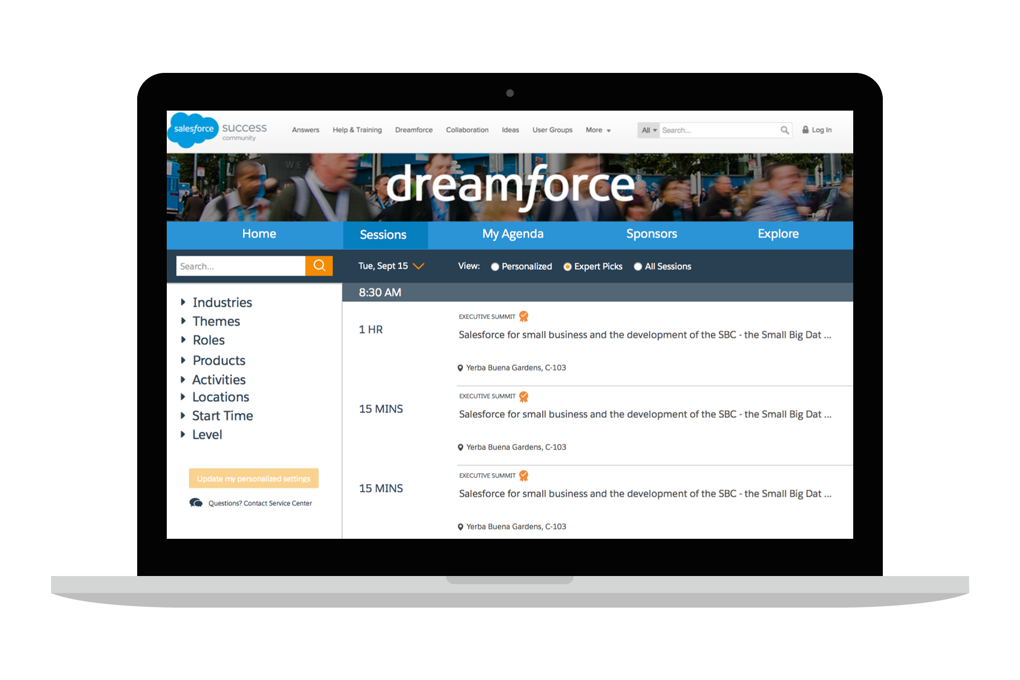 Agenda Builder — Dreamforce’s Secret Handshake by Salesforce