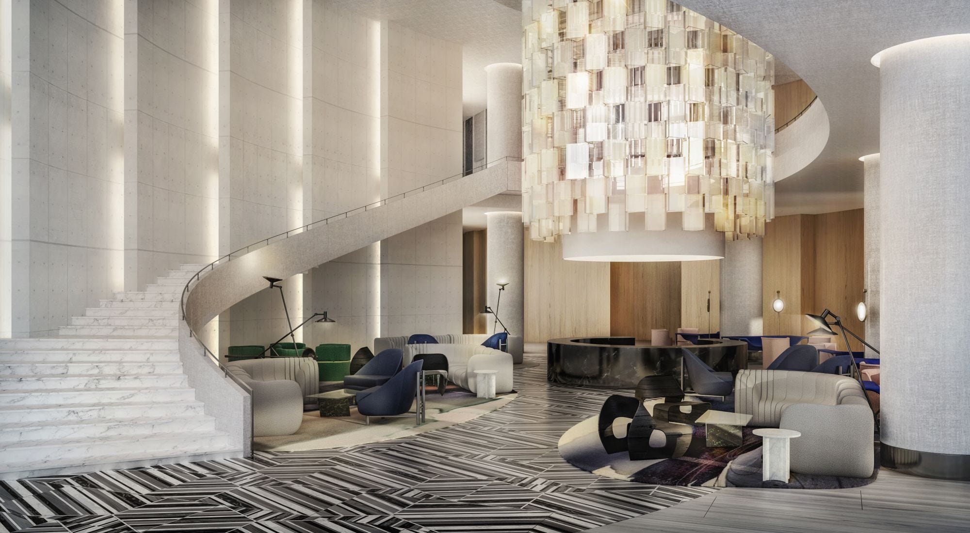 Luxury Interior Of The Hotels In District 1 In Ho Chi Minh City