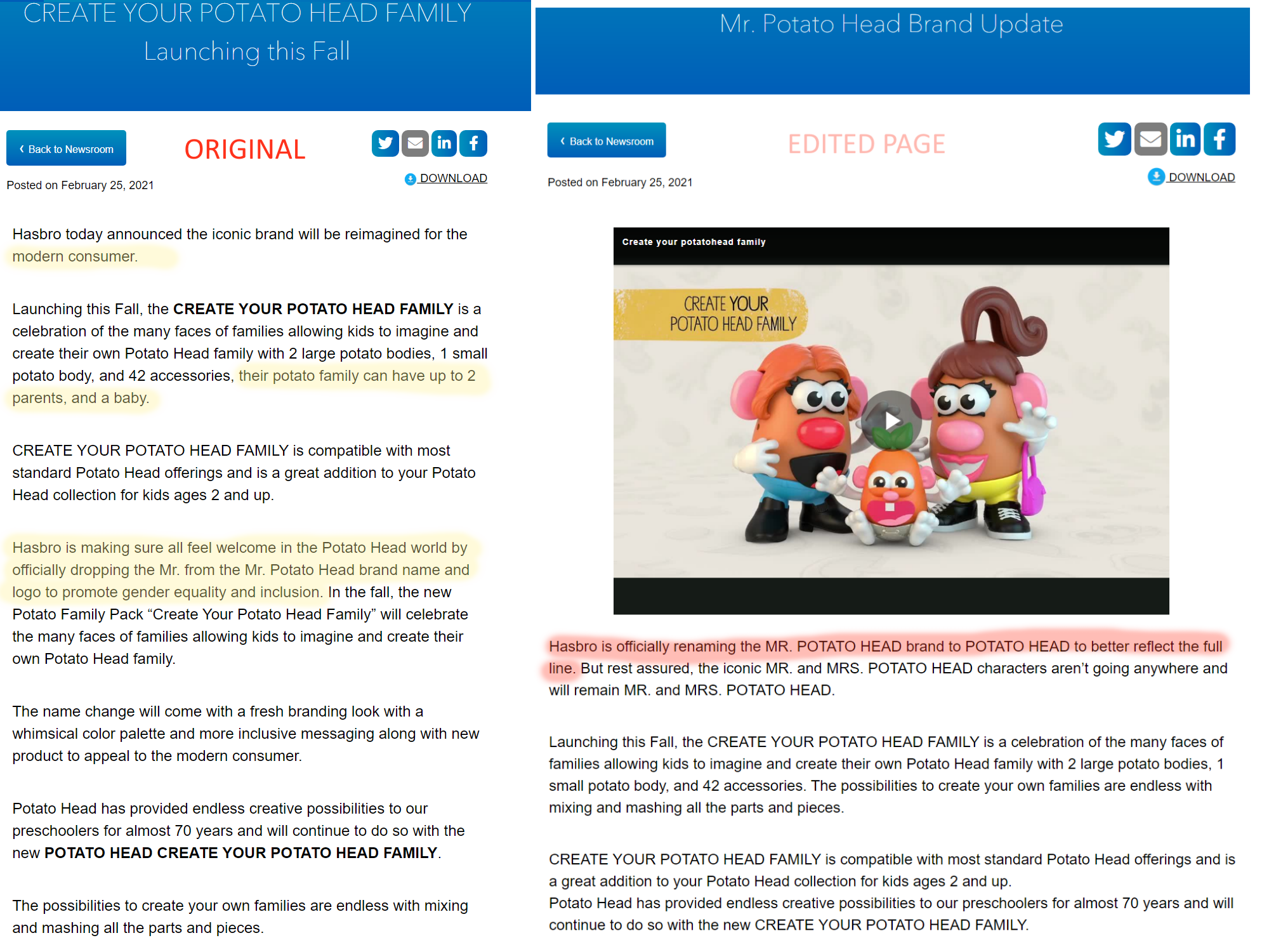 Hasbro S Major Mr Potato Head Blunder That Nobody Noticed By David Leibowitz Medium Hasbro S Major Mr Potato Head Blunder That Nobody Noticed By David Leibowitz Medium