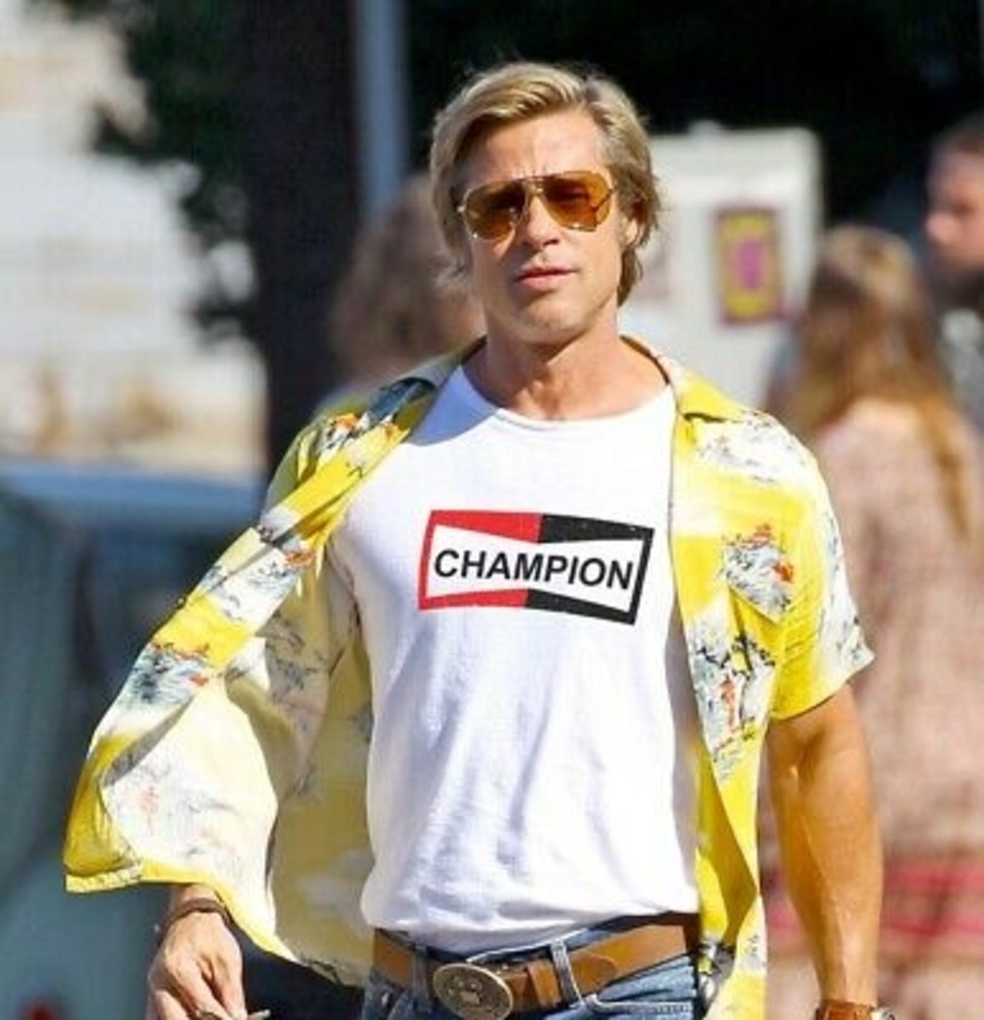 Brad Pitt Champion T-shirt, vintage shirt, Unisex T-Shirt - Andradesign -  Medium