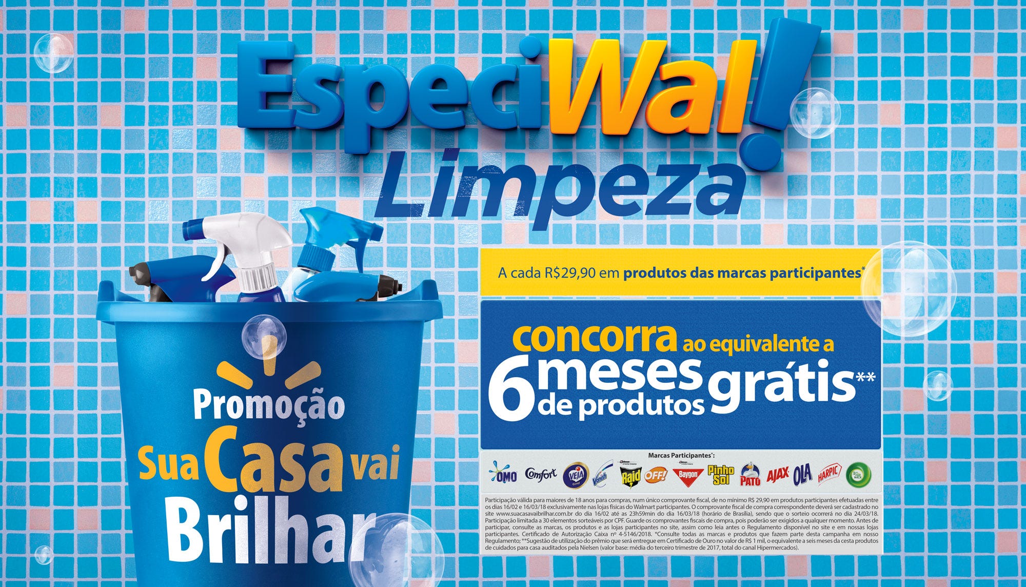 Promoção do Walmart sorteia seis meses de produtos grátis de higiene  doméstica | by Walmart Brasil | Medium