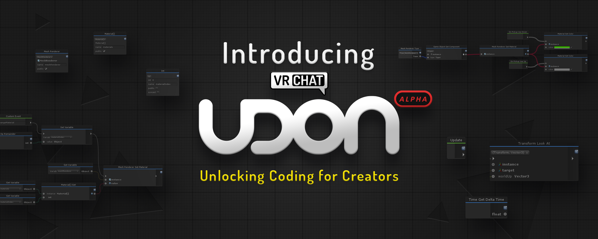 Introducing Vrchat Udon Unlocking Coding For Creators