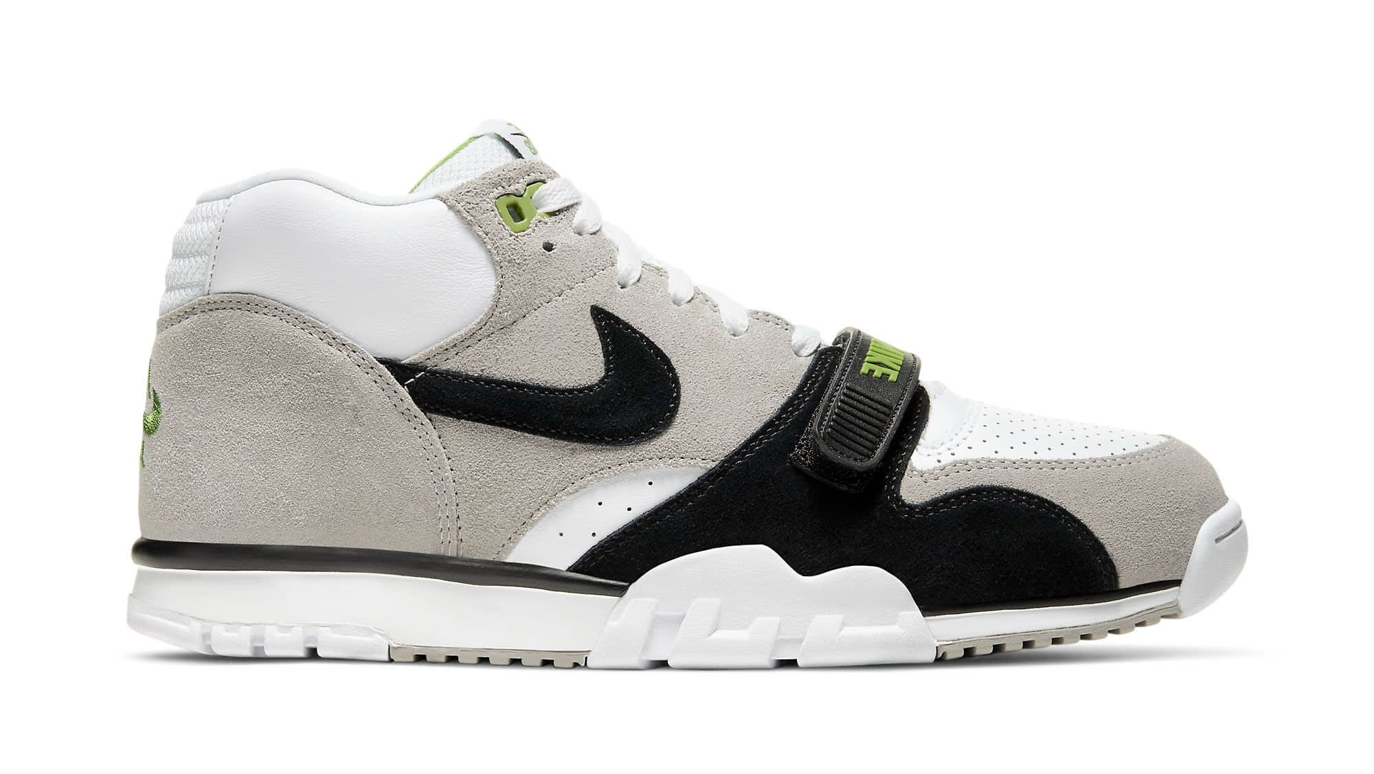 On the 'Chlorophyll' Nike Air Trainer 1 