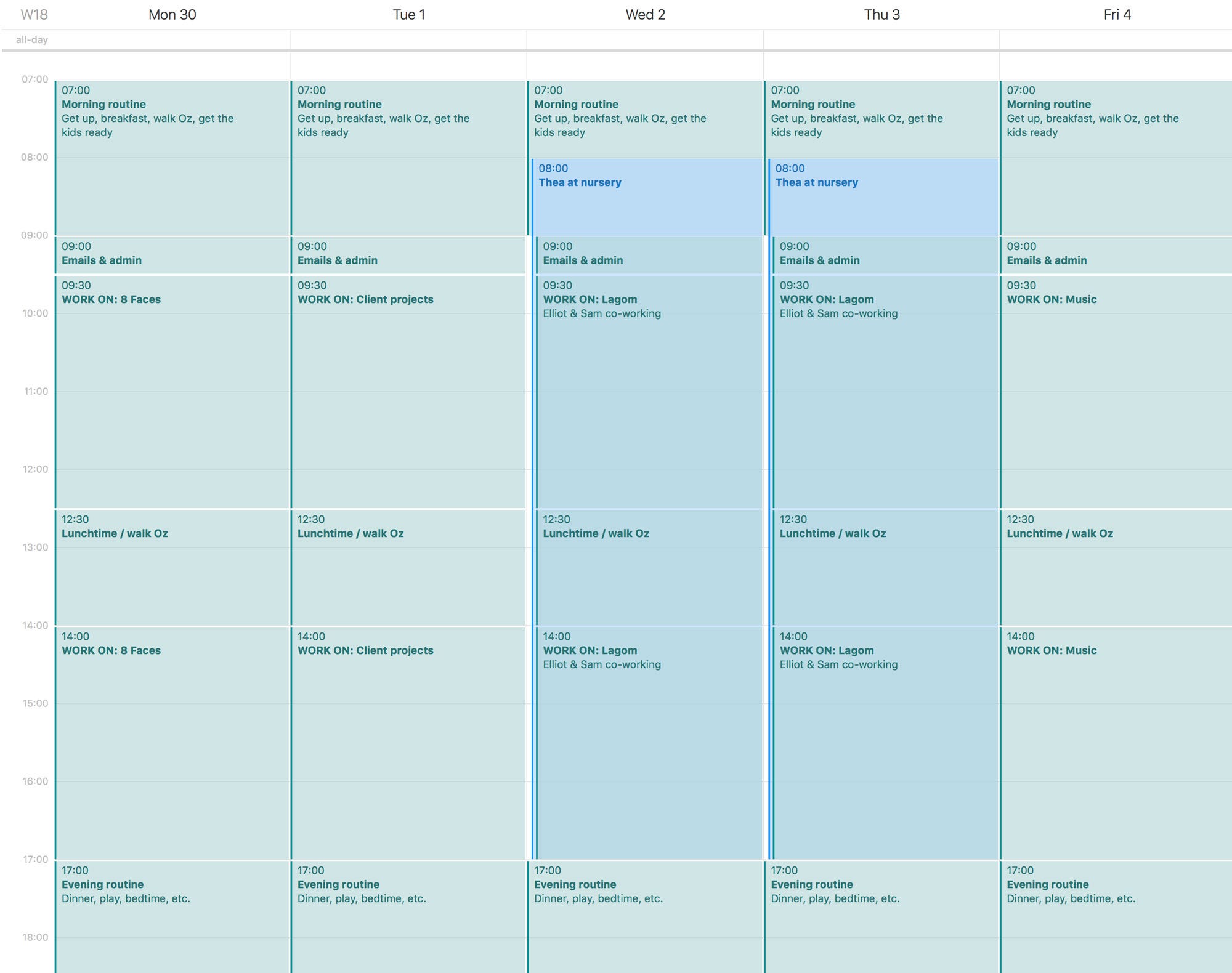 Doing One Thing A Day Or A Calendar Plan That S Actually Productive By Elliot Jay Stocks Medium