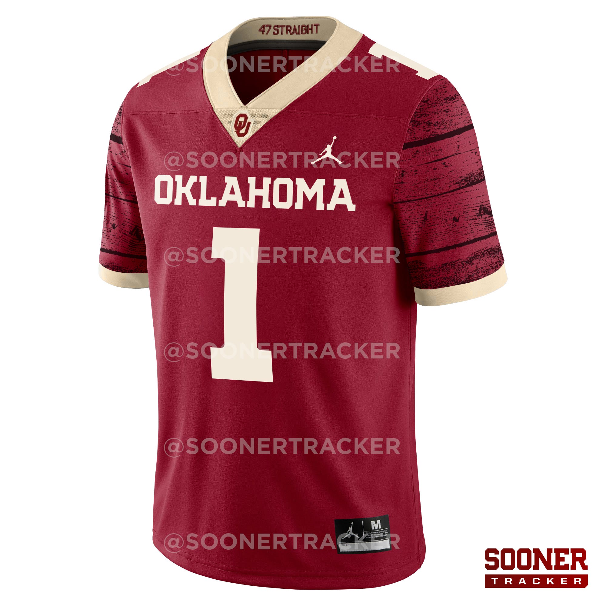 oklahoma sooners bring the wood jersey