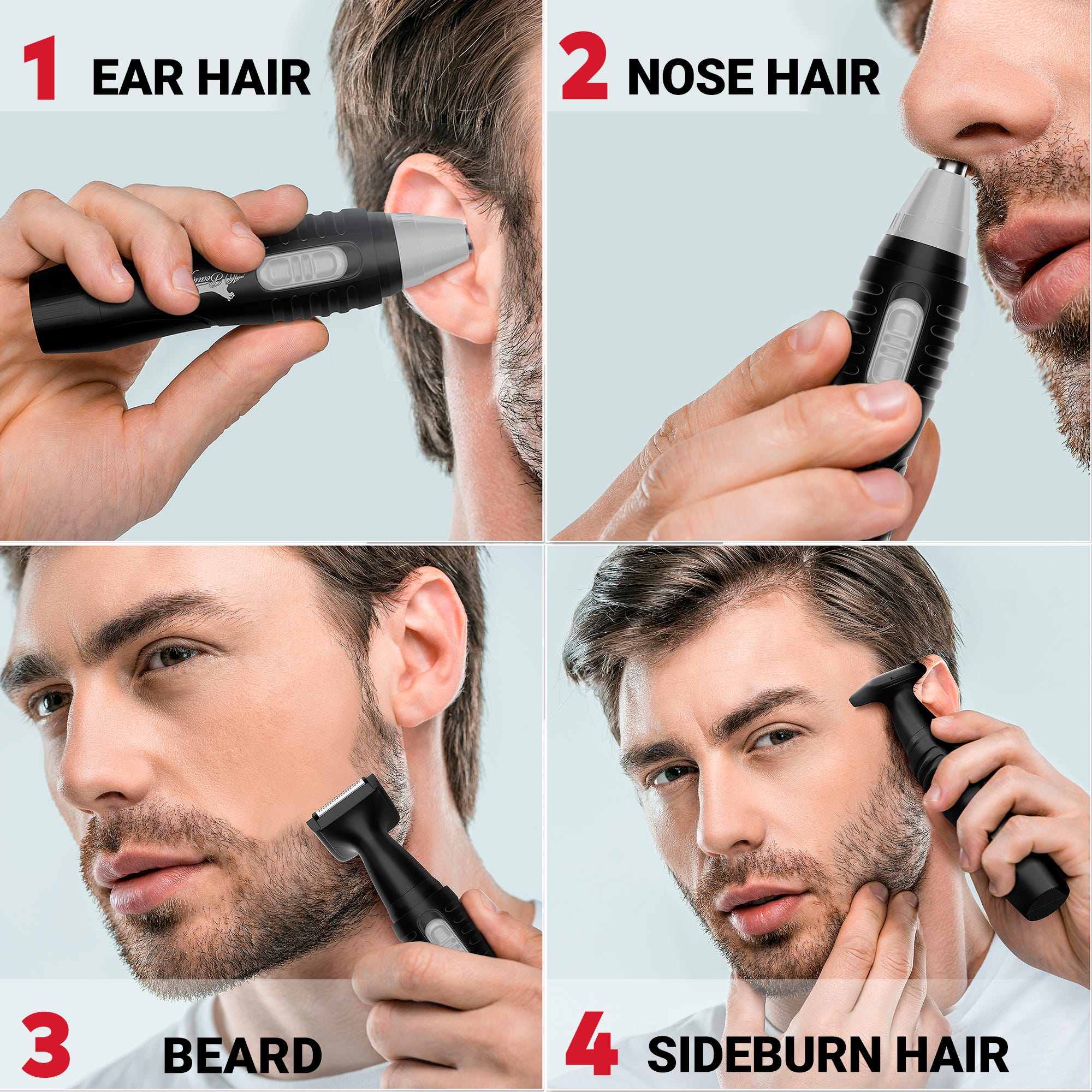 how to trim nose hair with electric trimmer