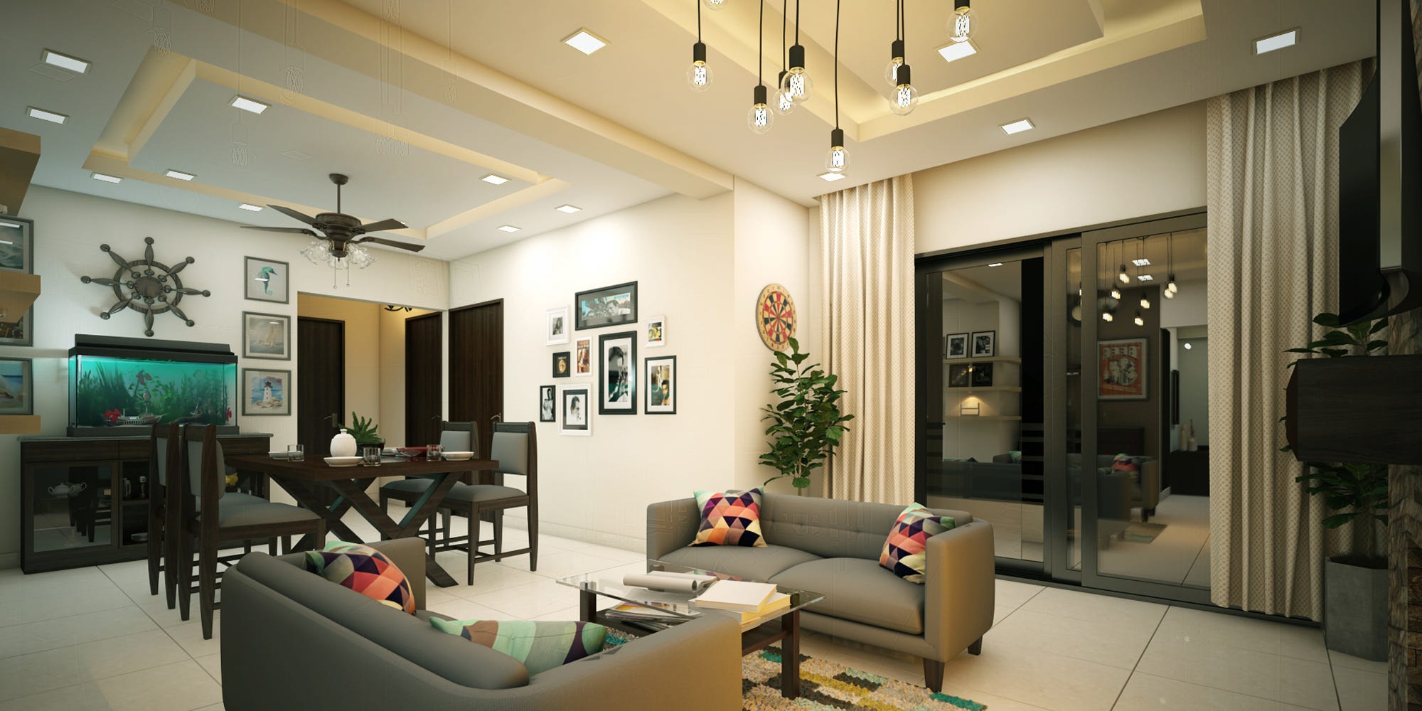 Kerala Home Interior Ideas To Make A Small Room Look Bigger